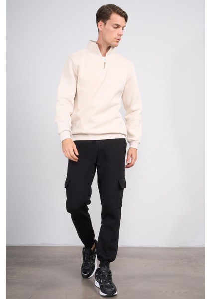 Çetinkaya Mentality 3907 3 Ip Dik Yaka Taş Sweatshirt fiyatları