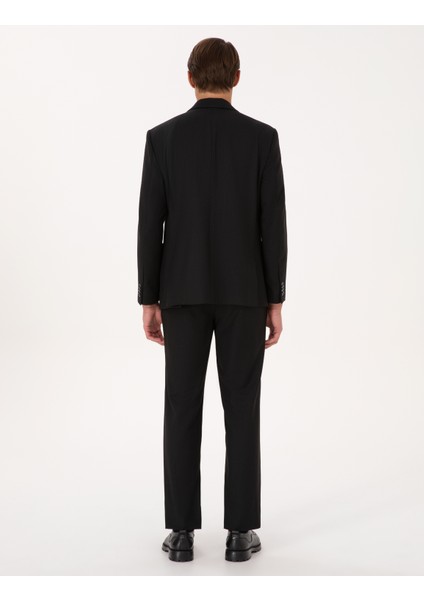 Erkek Siyah Slim Fit Takım Elbise 50311528-VR046 indirimleri