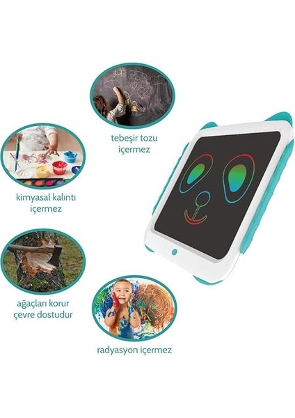 Wicue 12" Panda LCD Dijital Renkli Çizim Tableti modelleri