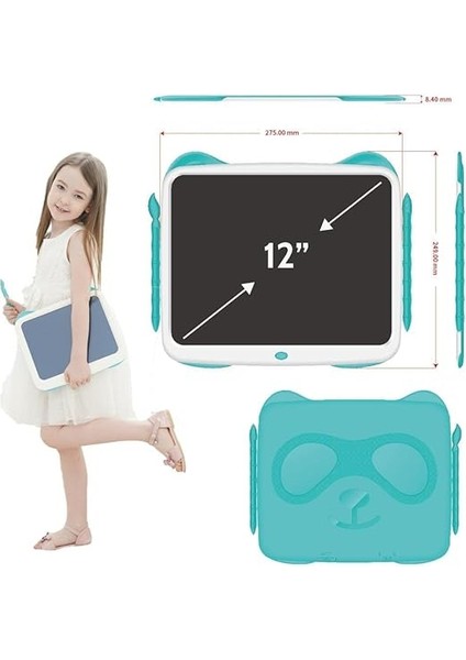 Wicue 12" Panda LCD Dijital Renkli Çizim Tableti indirimleri