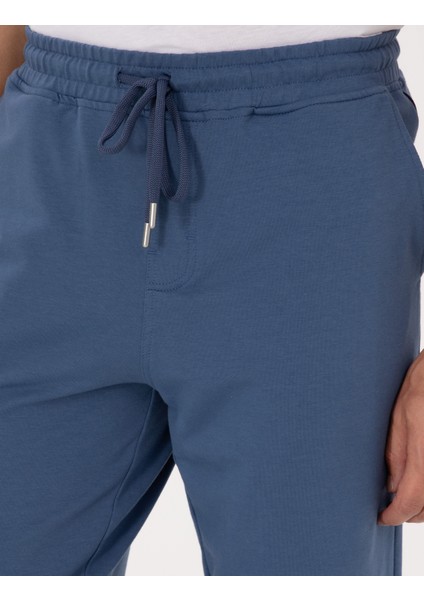 Erkek Indigo Regular Fit Eşofman Altı 50316069-VR028 indirimleri