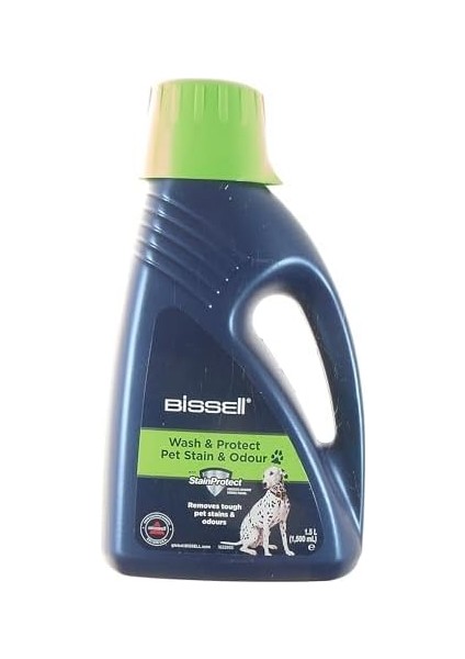 Bissell Evcil Hayvan Kir ve Kokusuna Karşı Yıkama ve Koruma | Halı Temizleme Deterjanı, 1,5 L | Evcil Hayvanlı Evler Için Geliştirildi | 1087N fiyatları