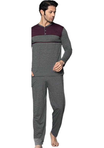 Adriano Verde Kışlık Penye Interlok Kumaş Erkek Pijama Takımı M–2xl modelleri