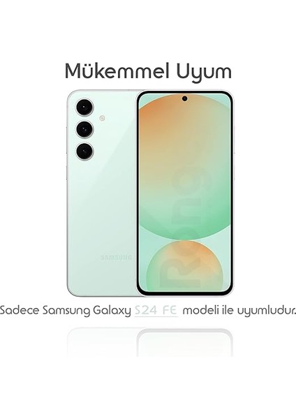 Samsung Galaxy S24 Fe Için Ekran Koruyucu Anti-Static Temperli Cam 9h Sertliğinde Ekranı Kaplayan Görüntü Kalitesini ve Dokunmatiği Etkilemeyen Darbelere ve Çizilmeye Karşı Premium Koruma fiyatları