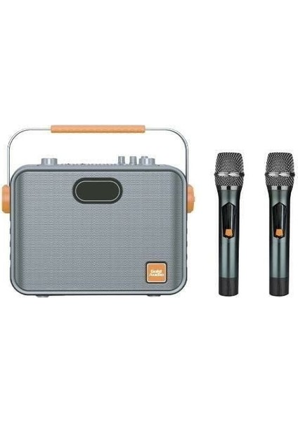 Gold Audıo Gtx-6 Eek Usb-Sd-Bt-2 El 1 Kafa Telsiz Mikrofonlu Şarjlı Anfi