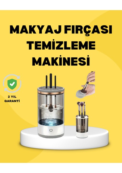 Tüm Boyutlara Uygun Otomatik Makyaj Fırçası Yıkama Cihazı