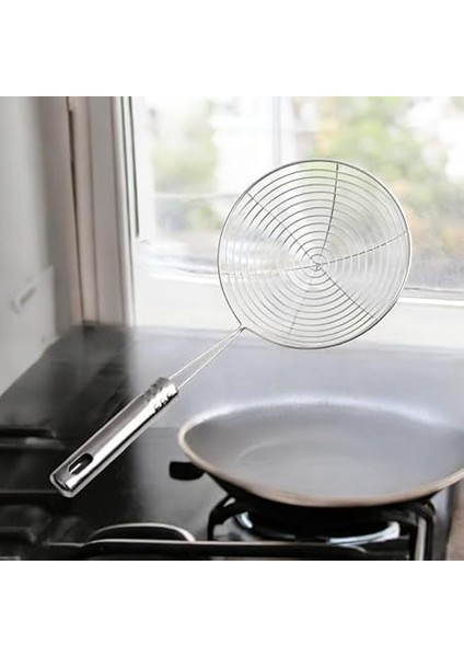 Metal Kevgir, Kızartma Haşlama Süzgeci (Orta Boy) fiyatları