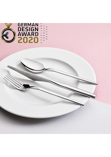 5100 Quartz 12 Kişilik 84 Parça Çatal Kaşık Bıçak Takımı, Gri fiyatları