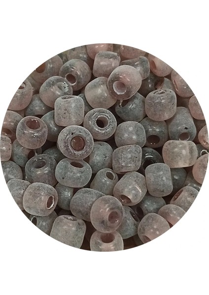 Litaetrend Dökme Cam Kum Boncuk Büyük Boy (6/0) 4 mm - 60 Gram - Şeffaf Gri - BNC141 fiyatları