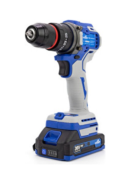 10MM Blue Kömürsüz Vidalama 36V Şarjlı Yüksek Tork Gücü ile Profesyonel Kullanım İçin