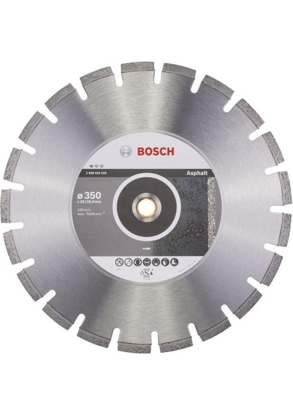 Professional Accessories Seri Asfalt Için Kesme Diski 350 mm
