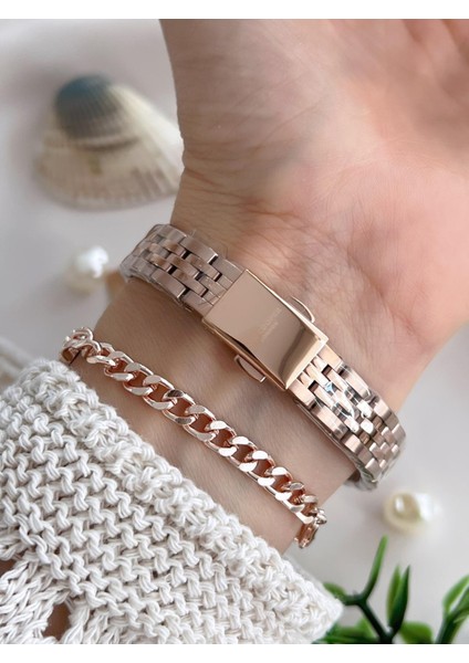 Çelik Kordonlu 3 Atm Suya Dayanıklı Kadın Kol Saati VS.BLKT.0650 modelleri