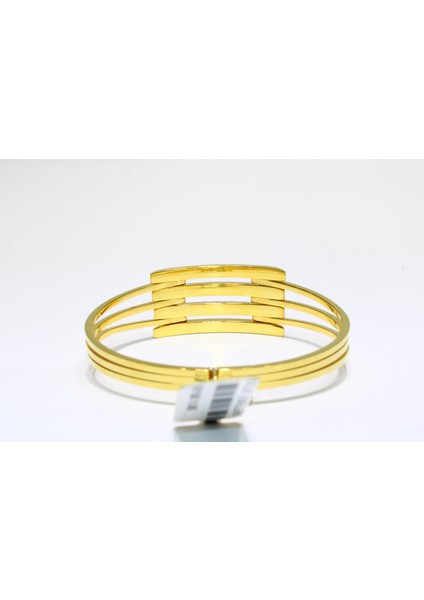 14 Ayar Altın 4 Sıralı Kaburga Kelepçe Bilezik 13.25 gr modelleri