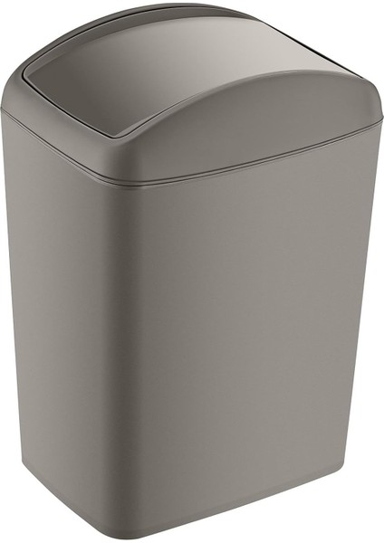 Soft Çöp Kutusu Döner Kapak 5 Lt Bej