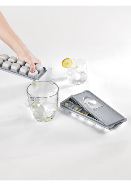 Silikonlu Buz Kalıbı & Buz Matik Kap - Yapışmaz - Bas Çıkar fiyatları