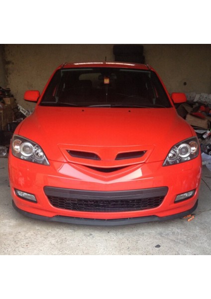 Mazda 3 Uyumlu Evrensel Universal 3 Parça Cupra Kupra Ön Ek Tampon Dili Lip Esnek Karlık modelleri