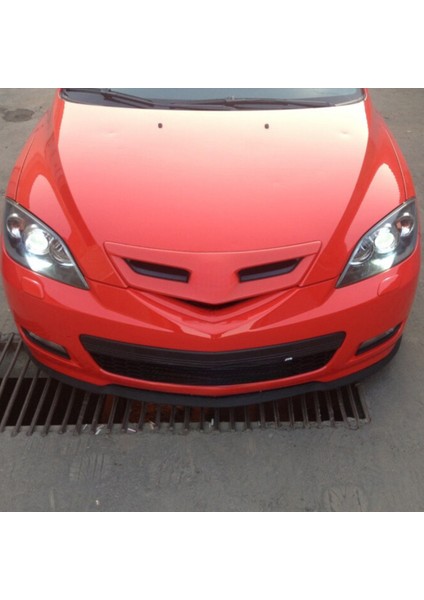 Mazda 3 Uyumlu Evrensel Universal 3 Parça Cupra Kupra Ön Ek Tampon Dili Lip Esnek Karlık fırsatları