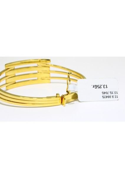 14 Ayar Altın 4 Sıralı Kaburga Kelepçe Bilezik 13.25 gr indirimleri