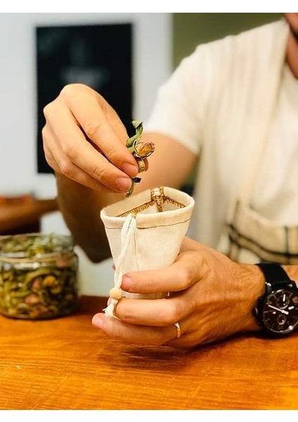 Yoga And Food 2 Adet Demlik Yıkanabilir Kumaş Çay Kesesi - Organik, EKOLOJIK,%100 Ham Ağartılmamış Ham Pamuk (Demlik Boy) modelleri