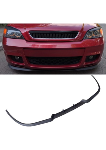 Opel Astra G Uyumlu Evrensel Universal 3 Parça Cupra Kupra Ön Ek Tampon Dili Lip Esnek Karlık