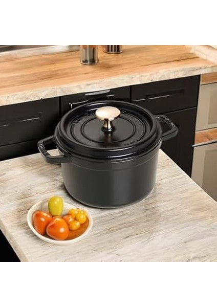 Dökme Demir Kızartma Tavası/güveç, Yuvarlak 16 Cm, 1,2 L, Siyah indirimleri