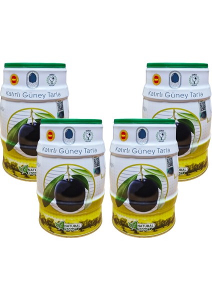 Sofralık Siyah Zeytin 1 kg x 4 Adet