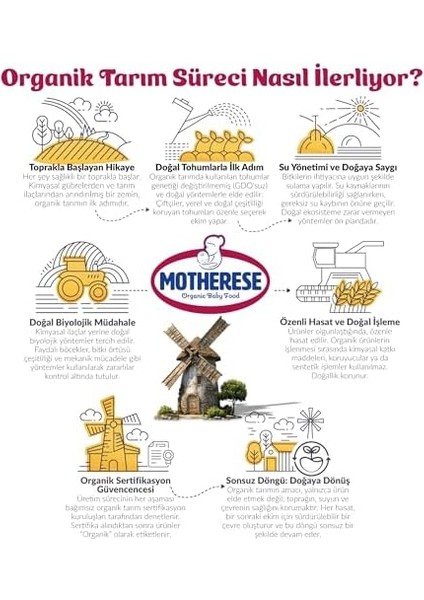 Motherese Organik Bebek Muhallebi Karışımı 330GR - Motherese Organik Muhallebi Karışımı 330 gr - Muhallebi Karışımı 330 gr