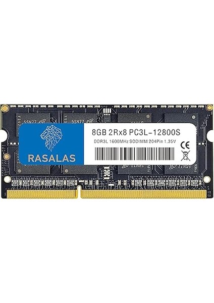 16GB 2X8GB Ddr3 DDR3-1600 1600MHZ PC3L-12800S 12800 Ecc Olmayan Arabelleksiz 1.35V CL11 2rx8 Çift Sıralı Sodımm Dizüstü Bellek Ram fiyatları