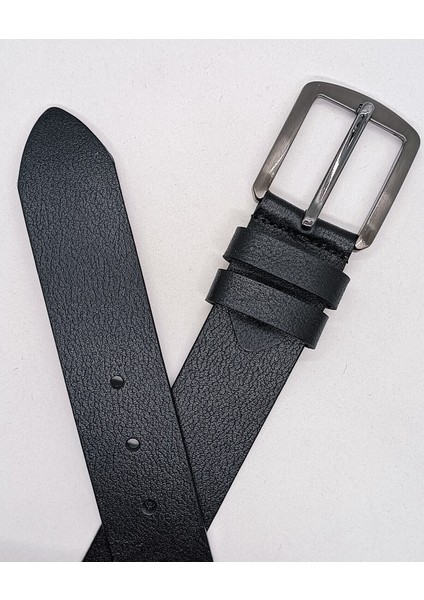 %100 Hakiki Deri 4 cm Siyah Erkek Kemer fırsatları