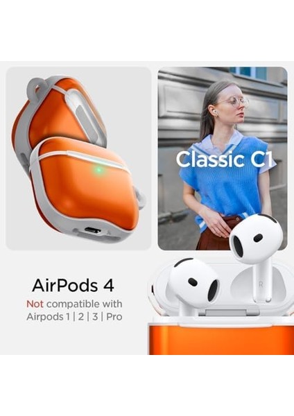 Airpods (4.nesil) ile Uyumlu Kılıf C1 Tangerine - ACS08647 fiyatları
