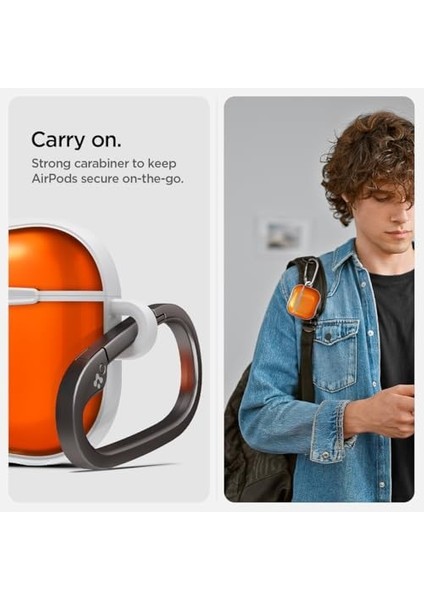 Airpods (4.nesil) ile Uyumlu Kılıf C1 Tangerine - ACS08647 modelleri