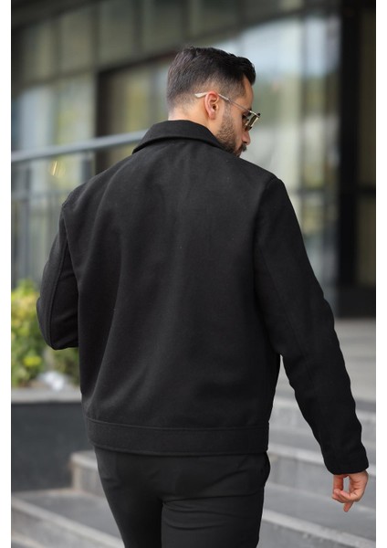 Claassics Men Erkek Oversize Kısa Kaşe Kaban Ceket - 7435 fırsatları