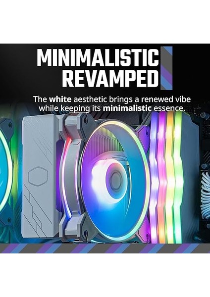 Master Hyper 212 Halo Beyaz Cpu Soğutucu - 120MM Fan | Destek Amd ve Intel Cpu Soketi Am5, Am4/lga 1700, 1200, 1151, 1150| Pwm Kasa Fanları | 51.88 Cfm Hava Akışı | 4 Isı Borusu | Gen 2 Argb fiyatları