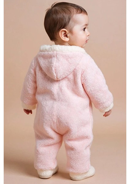 Kışlık Peluş Kapüşonlu Bebek Tulumu fiyatları