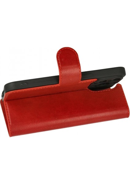 iPhone 13 Pro Max Kılıf Trend S Plus Kapaklı Kılıf - Kırmızı modelleri