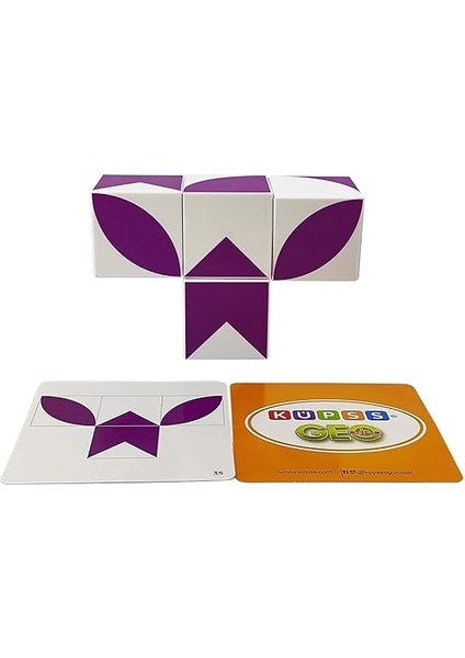 Geo Jr. Manyetik Görsel Zeka Küpleri (40 Geometrik Şekil Kartı - Mıknatıslı Küpler) fiyatları