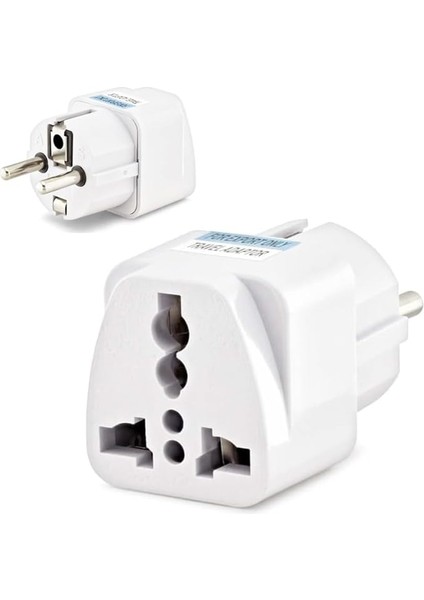 Evrensel Adaptör Seyahat Fişi - Ingiliz Amerikan Dönüştürücü Priz - Universal Çevirici, Türk Tip Fişe Çeviren Başlık