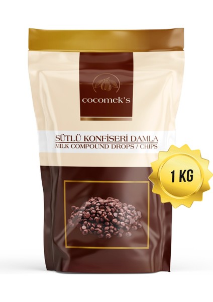 Sütlü Konfiseri Damla Çikolata 1 kg