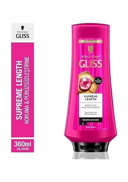 Schwarzkopf Supreme Length Saç Kremi 360 ml 1 Paket fiyatları