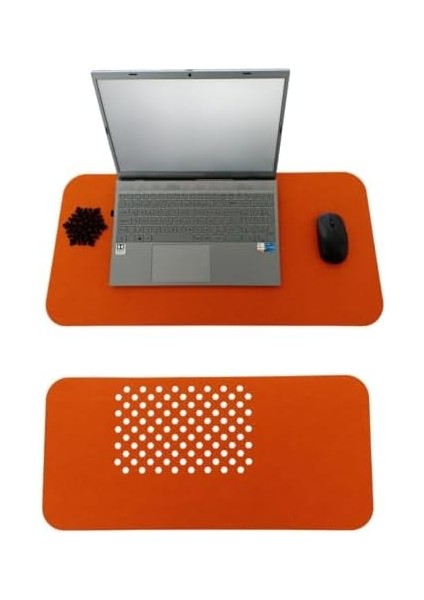 Keçe Masa Üstü Mouse Pad ve Bilgisayar Düzenleyici 70X32 cm – Antibakteriyel Mat, Keçe Mat, Masa Altlık, Ofis ve Ev Için Minimalist Tasarım (Turuncu) fiyatları