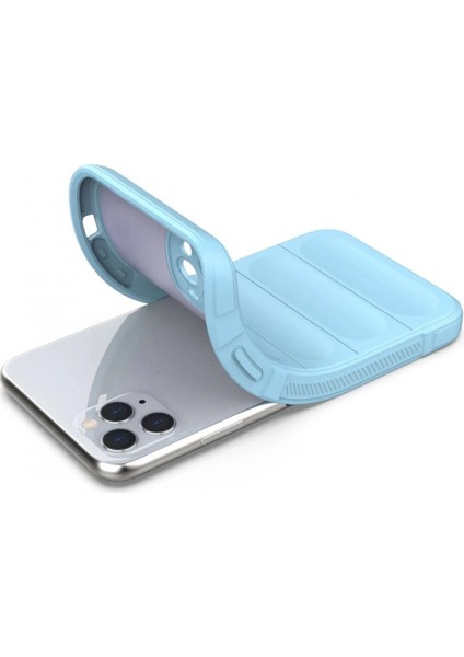 iPhone 11 Pro Max Kılıf Optimum Silikon - Sky Blue fırsatları