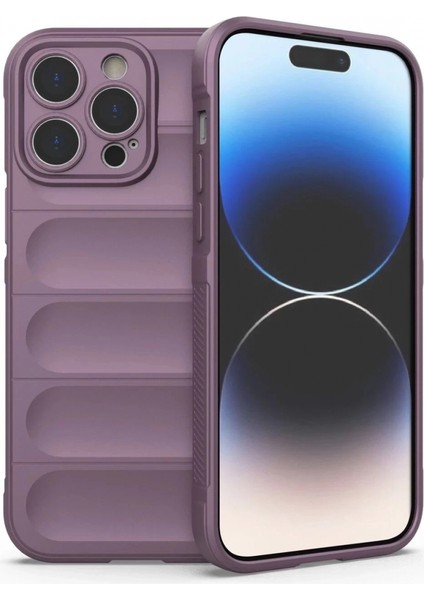 iPhone 13 Pro Kılıf Optimum Silikon - Mor