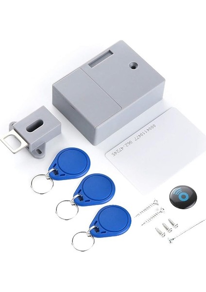 Kapı Kapatıcı Pil Ic Kart Sensörü Dolap Çekmecesi Akıllı Smartlock Dıy Görünmez Gizli Dijital Kilit Deliksiz