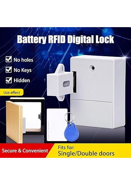 Kapı Kapatıcı Pil Ic Kart Sensörü Dolap Çekmecesi Akıllı Smartlock Dıy Görünmez Gizli Dijital Kilit Deliksiz modelleri