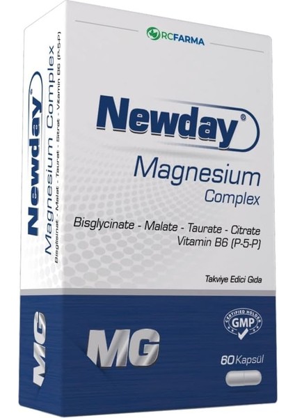 Newday Magnezyum Complex 60 Kapsül modelleri
