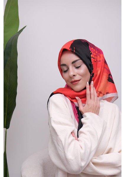 Renkli Karma Desen Dijital Soft Eşarp fırsatları