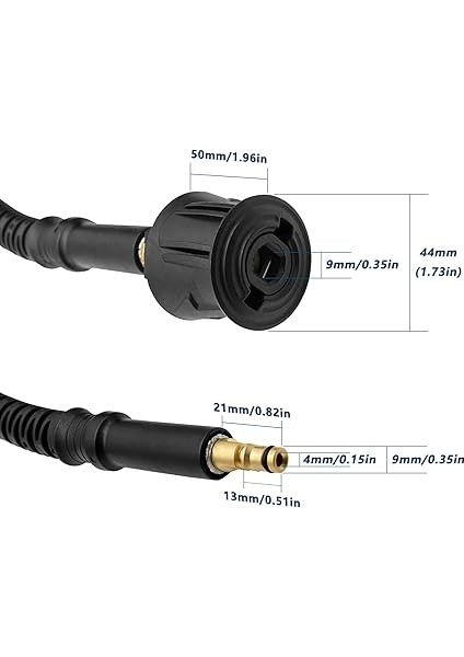 Kärcher Için 10 M Yüksek Basınç Hortumu - Quick Connect Bağlantıları, Kärcher K2, K3, K4, K5, K6, K7 ile Uyumlu fiyatları