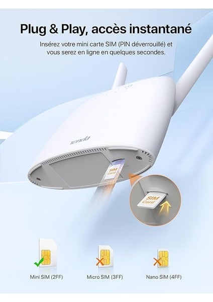 4G07 4g Router 4g Box, 4g+ Lte Çift Bant Wifi Modem (5ghz: 867 Mbps +2.4ghz: 300 Mbps) Herhangi Bir Operatör Için Sım Kartlı 4gmobil Yönlendirici, 64 Cihaza Kadar Bağlantı modelleri