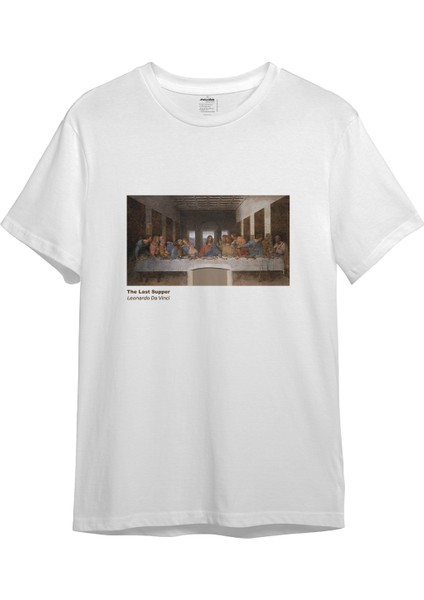 Son Akşam Yemeği Tişört - Beyaz
