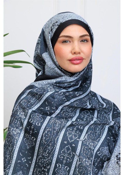 Zarif Paisley Desenli Dijital Soft Şal fırsatları